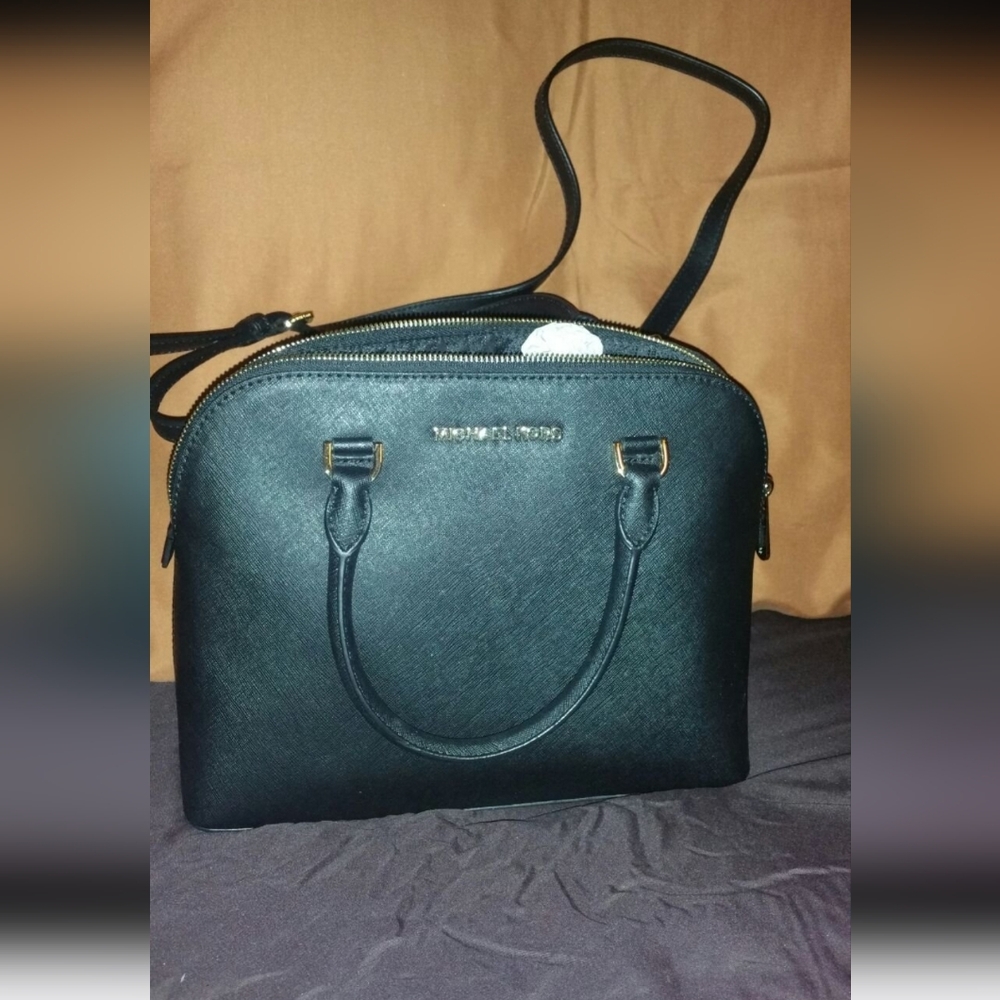 Michael Kors Black Leather Purse NWOT